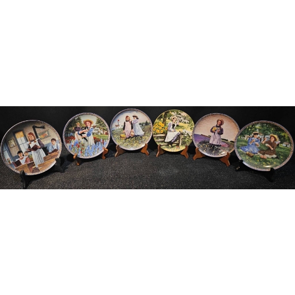 Anne of Green Gables Decorative Plate Collection, Set of 6