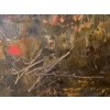 Image 3 : Vintage Hoffer Oil on Board 56x36 Mountain Landscape