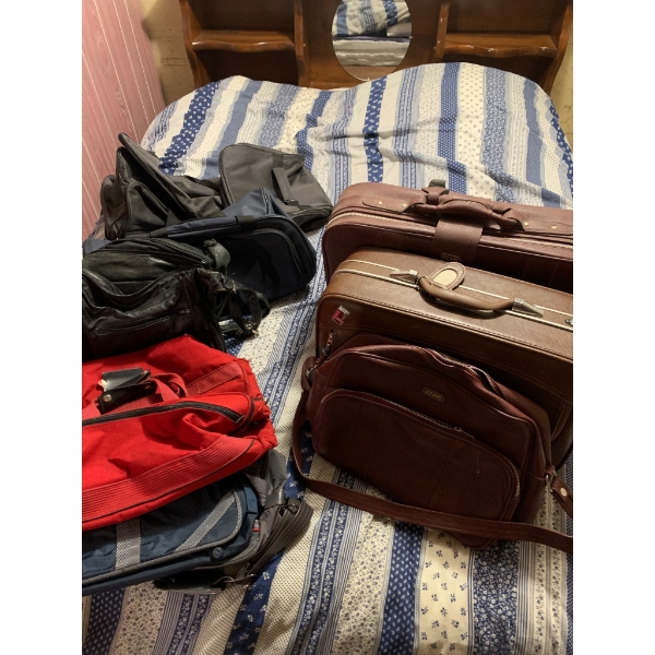 Vintage Leather and Fabric Bags in Varied Styles and Sizes