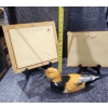 Image 10 : Ships At A dock Oil Painting, Solid Wood Duck Figurine, Traditional Kitchen Party In Copper Plaque.