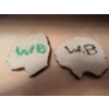 Image 9 : Miniature Genuine Leather Mukluks Vintage Chalkware Plaques Flat Skipping Rocks & More