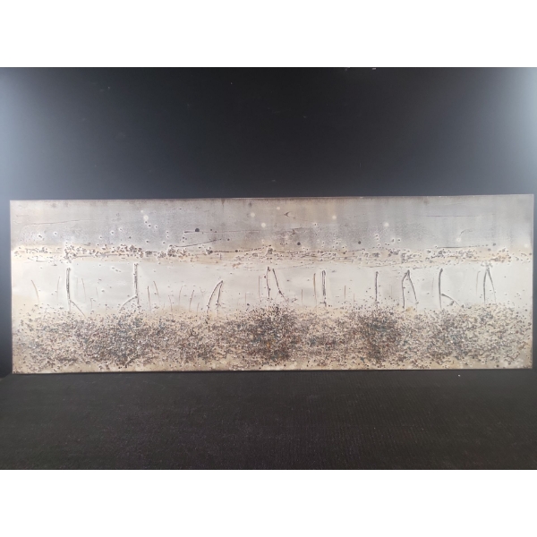Abstract Painting with Textured Surface (59.5" x 19.5" Inches)