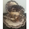 Image 1 : Vintage BIRKS Sterling Teapot w/ EP Silver Trays & Unstamped Serving Spoon 
