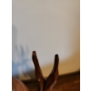 Image 3 : Wooden Gazelle Carvings Small 8 T, Tall 12 T (Two Have Chipped Antlers as Shown)