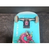 Image 5 : Death Valley 30"L Skateboard with Graffiti Style Dragon in Blue and Pink