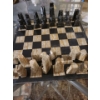 Image 1 : Mayan Stone Chess Set 13" Long 