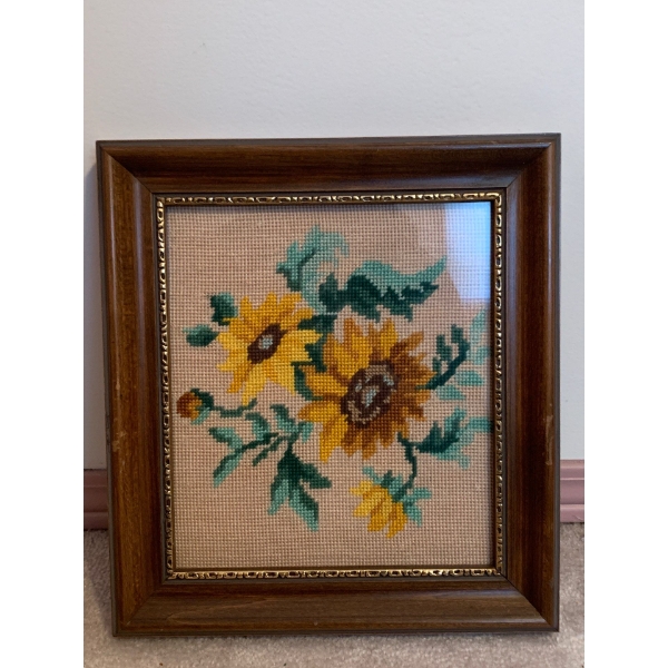 Embroidered Floral Art 12x12 (duplicate)