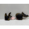 Image 1 : Chalk Fish, Black with Gold Coloured Accents and Red Lips & a Little Pink Baby