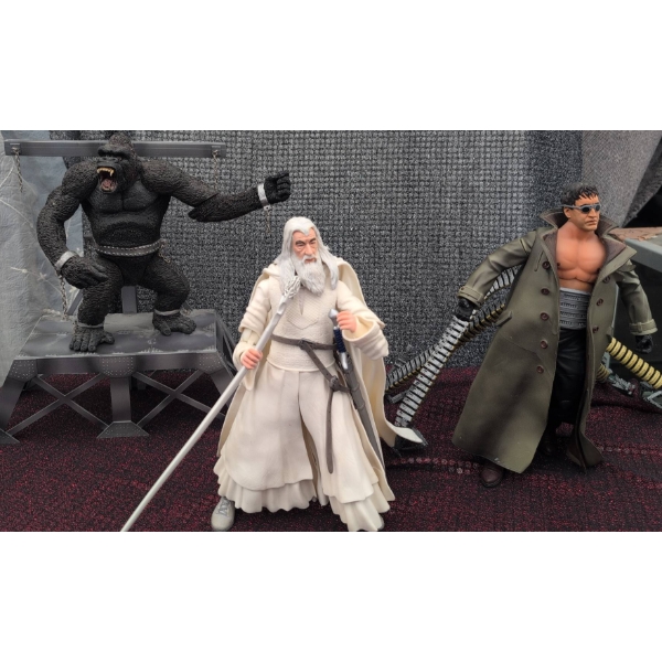 Action Figures: King Kong, Gandalf, Doctor Octopus, Plus Accessories