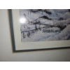 Image 3 : Wolves Numbered Print 1954/3750 by Rankin 26 X 21 Framed Under Glass 