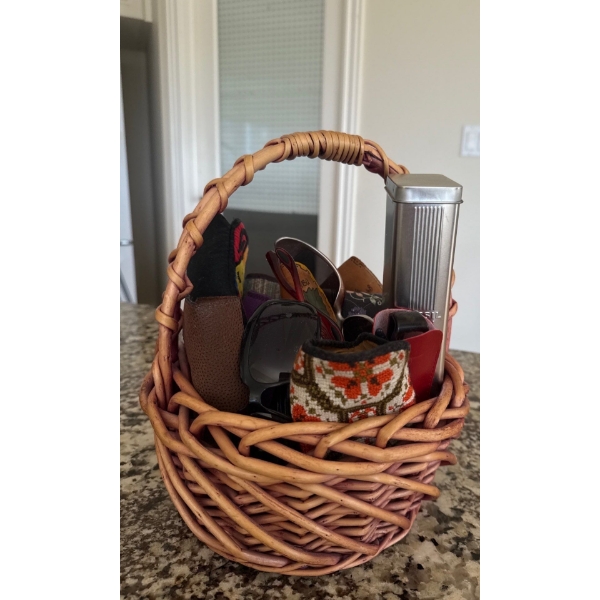 Basket Collection of Glasses, Incl. Fossil Glasses (2), Guess, More 