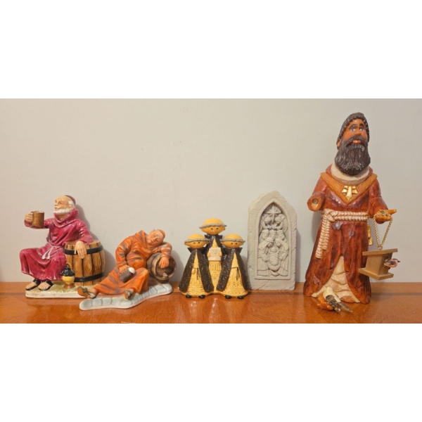 Religious Figure Collection - Hand Carved Man Needs Repair (13T) 