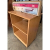 Image 2 : Small Shop Shelf on Wheels w/Coat Rack Wall Shelf