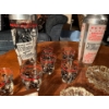 Image 2 :  Two 1960s martini shakers with shot glasses and vintage ashtrays along with the beautiful set of im