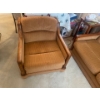 Image 2 : Vintage Retro Couch and Chair Set. Pristine Condition late 1970's.