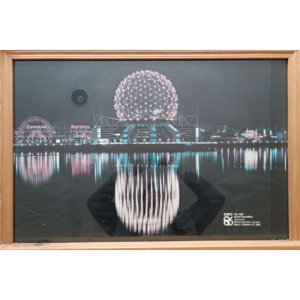 Large EXPO World Exposition Vancouver 96' Print - 38x26