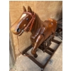 Image 2 : Vintage Wood Rocking Horse 