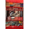 Image 2 : XL 'Beach' Brand Multi Tiered Metal tool Box w/ Contents 