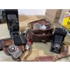Image 1 :  two antique cameras with a number of vintage camera accessories by Weston light exposure monitor Ze
