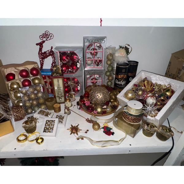 Vintage Christmas Balls and Christmas Decor