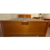 Image 2 : Mid Century Teak Bed Bundle - Full Size - Sea Shell Focal Point - Frame HB Mattress + BS