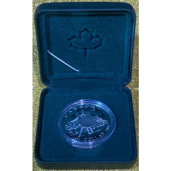 2001 50th Anniversary of the National Ballet 92.5% Silver Coin, 25.175 grams
