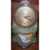 Image 3 : 1950's Mastercrafters Model 344 Animated Waterfall Clock & Burgundy Ceramic Pitcher