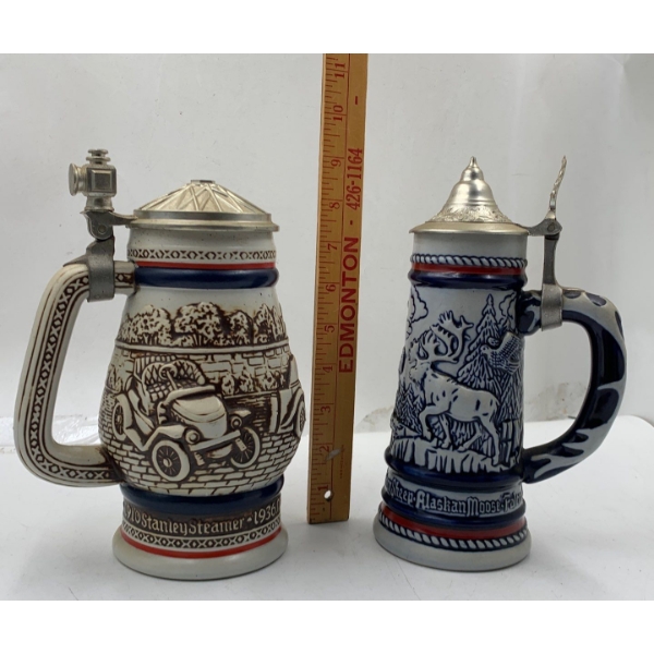 Set of 2 Avon Beer Steins