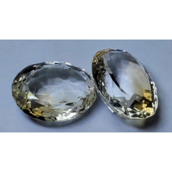 Citrine Pair (11.3 ct total, 13.5×10×6 mm)