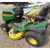 Image 9 : John Deere Model D130 Riding Mower and All Attachments Pictured! Bucket 39 X 58, Bagger 51 W