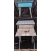 Image 1 : 80s TV Trays, Pop-Up Table, and Small Painted Side Table