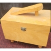 Image 2 : Wooden Shoe Shine Box, Basket, and Display Case