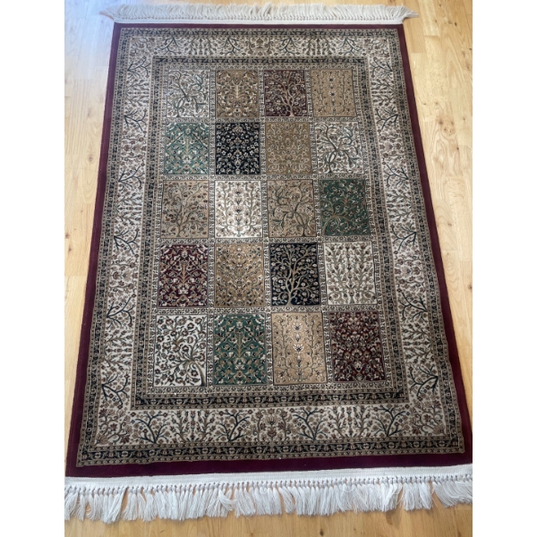 120x170cm. HEREKE Woven Rug - BAHTIYAR - Stain Proof 