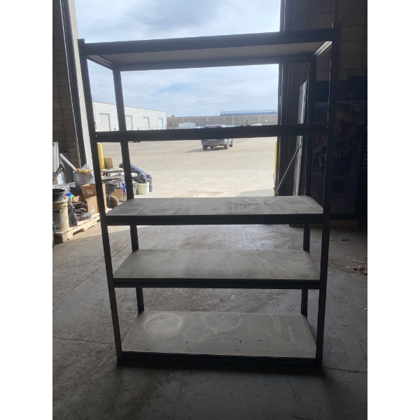 Heavy-Duty Metal Storage Shelving Unit with Five Levels