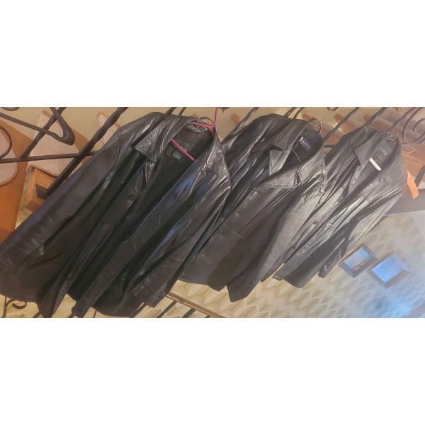 Danier (2) & Symax Men's Leather Jackets Size XL 