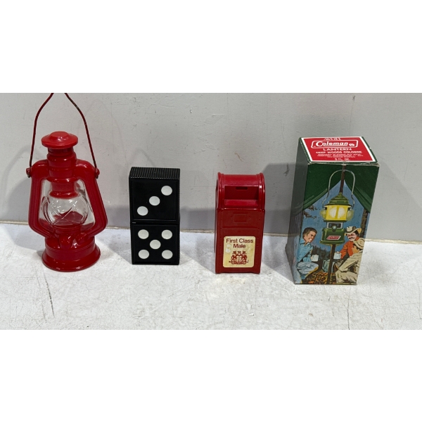 Avon Lanterns, Domino, Mail Box Shaped Bottles