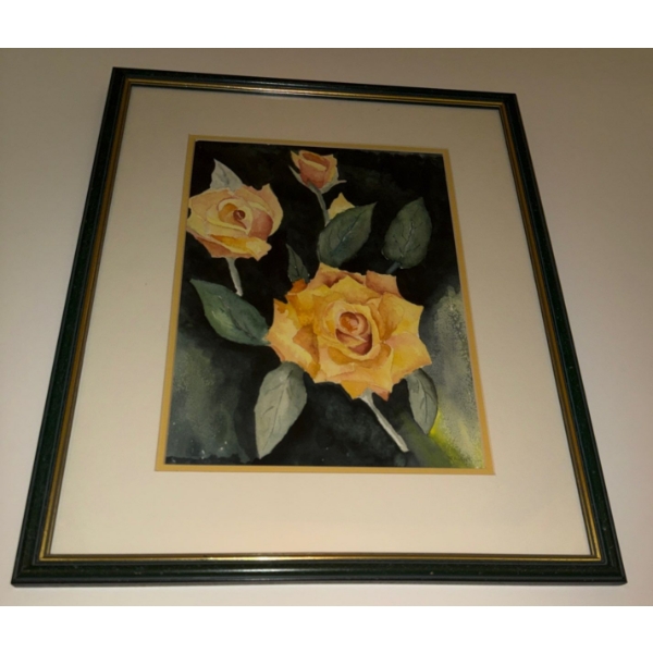 A Delicate Artistic Depiction Of Spring Flowers - Framed Oil On Board Still Life 