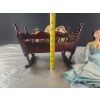 Image 3 : Gene Marshall Fashion Doll, Vintage Dolls and Small Wooden Cradle