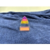 Image 5 : Decorative Rainbow Glass Tower 2.75H