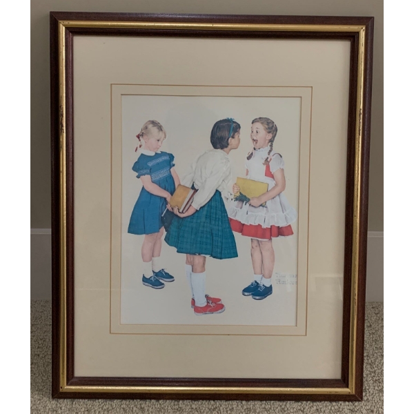 'Check Ups' by Norman Rockwell 17x22