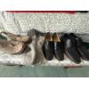Image 1 : Men’s Dress shoes with leather moccasins and a pair of handmade wool socks