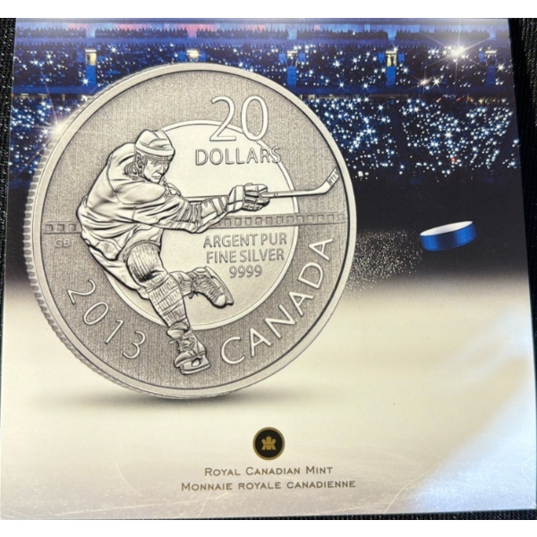 2013 $20 NHL Fine Silver Coin 7.96 Grams