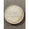 Image 1 : 1955 Canada Silver Dollar Coin Featuring Canoe and Queen Elizabeth II Portrait