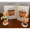 Image 1 : Hummel "Boy With Horse" & Hummel "Girl With Doll" Figurines by Goebel