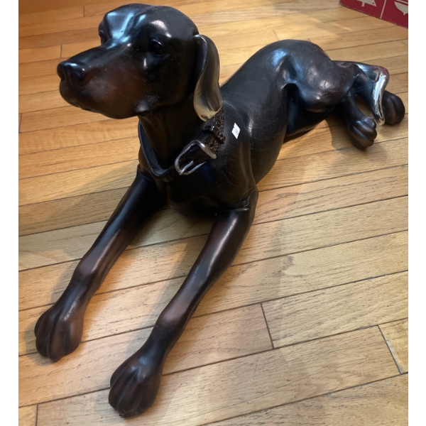 Resting Dog Statue 27L x 14T Large