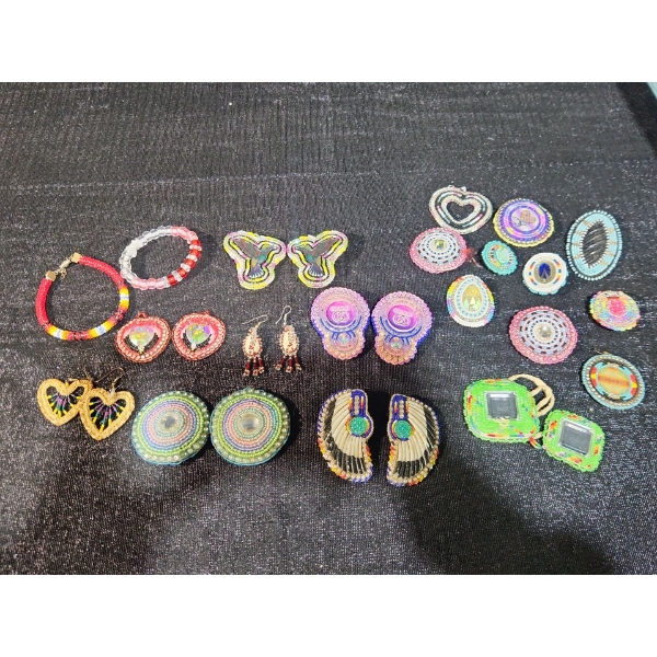 Colorful Beaded Earrings Collection