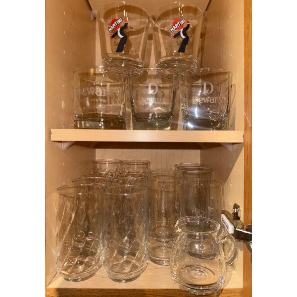Beverage Vessel Collection - 'Martini' Rocks Glasses Dewars & more