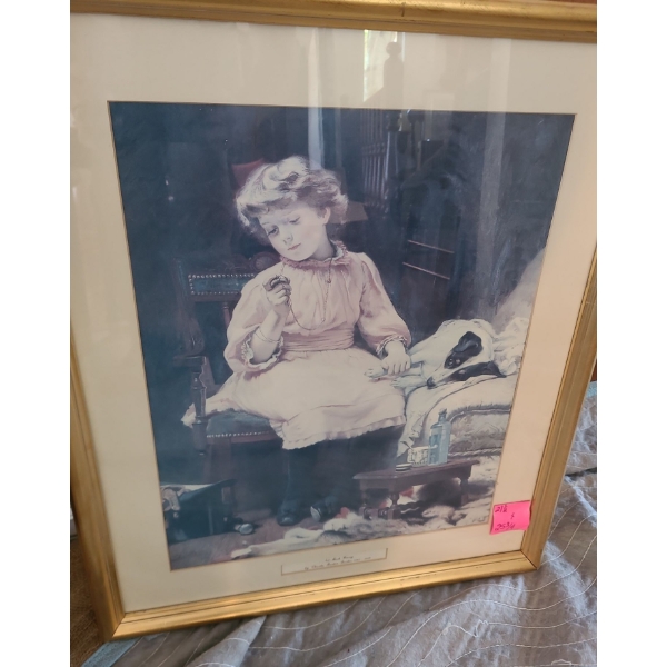 Not Much Wrong by Charles Burton Barber Framed Print 21 1/2 x 25 1/2 h