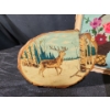 Image 3 : Hand Woven and Hand Painted Folk Art with Antique Jigsaw Puzzle