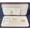 Image 1 : 2001 First Canadian Postage Stamp Sterling Silver 24K Gold Plated Coin & Stamp Set